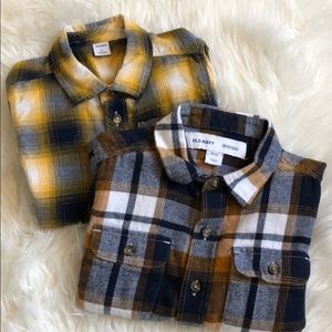 2 Old Navy Boys Flannels Size 5/XS